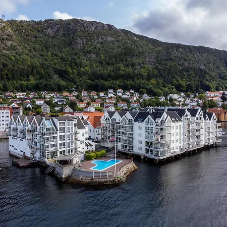 Dinbnb Lux I At The Exclusive City Fjord Island I Free Parking شقة برغن